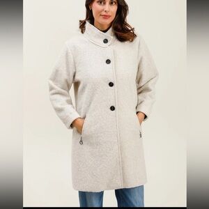 MADE IN ITALY FABULOUS BOUCLE CHIC COAT